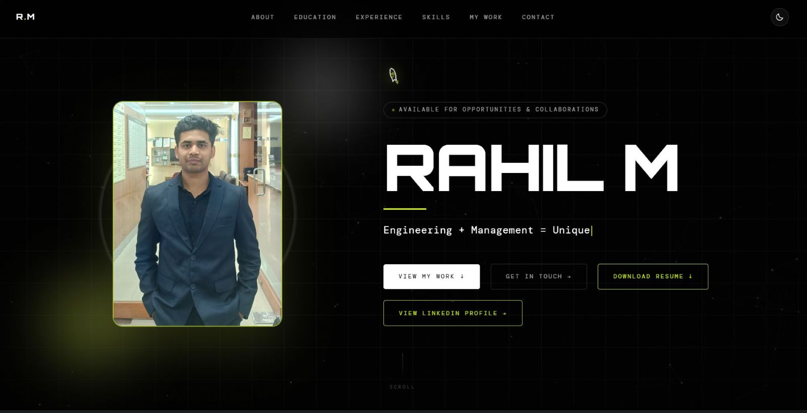 My Portfolio screenshot